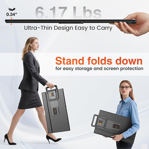 Professional 23.8" FHD 100Hz Multi-<strong>Functional</strong> Split Screen <strong>Monitor</strong> <strong>with</strong> VESA Mount, 90&deg; Pivot for Office &amp; Gaming Use - Product Image 3