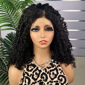 วิกผมแท้แบบ Pixie Curl ลดราคาสุดคุ้ม แบบ Super Double Drawn พร้อมเชือกผูก 360 Full Lace ผมแท้จากผู้ผลิต พร้อมจัดส่งสินค้า - Product Image 1