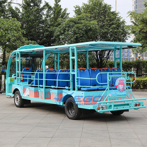 Bus électrique de tourisme de haute qualité sur le thème de l'océan, 14 places, bus de navette automatique à vendre - Product Image 2