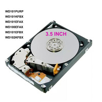 Disque dur pour surveillance vidéo WD Purple WD10EJRX 1 To 3,5 pouces SATA 5400 tr/min 64 Mo pour NVR DVR