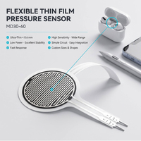 Capteur de pression flexible FSR à film mince sensible à la force MD30-60 personnalisé, plage 50 kg, pour commande tactile d'écouteurs Bluetooth