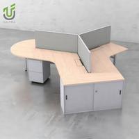 IULTRA poste de travail de bureau en forme de V 1 2 3 4 6 personnes siège bureau bureau moderne poste de travail