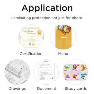 هويتشو ييدو القرطاسية مكتب مخصص عالية الجودة a4 الصورة ثلاثة طبقات مزدوجة الجانب شفافة PE الحيوانات الأليفة لاصقة حافظة للتغليف - Product Image 5