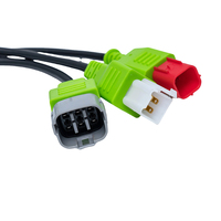 Cable de Diagnóstico OBD2 para Motocicletas Kawasaki Z/Suzuki 4/Suzuki 6 Series - Conector 3 en 1 de 4 Pines/6 Pines