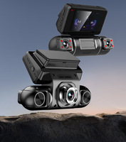 1080P 4K Dual Lens IPS Dashcam met WiFi, voor/achter OLED display, nachtzicht, black box video recorder, 1 jaar garantie