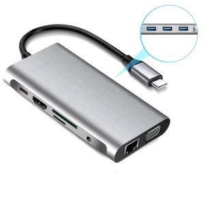 ฮับ USB-C 10 in 1 100W อะแดปเตอร์เพิ่มพลังงาน 100W รองรับ Power Delivery 4K 10 พอร์ต ฮับ USB-C อเนกประสงค์ - Product Image 5