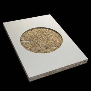 Bán buôn 18mm melamine hạt gỗ ván dăm Trung Quốc tốt nhất đồ nội thất trong nhà Veneer E1 formaldehyde phát thải làm bằng sợi gỗ - Product Image 2