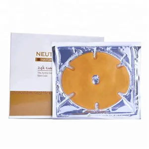 OEM/ODM Neutriherbs 24K Nano Gold Lifting Straffende Glättung Kollagen Brust blatt Maske für die Brust pflege
