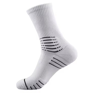 Factory Direct Sports Terry Breathable Shock Absorption High Tube <b>Socks</b> Thick Towel Bottom Football Basketball <b>Socks</b> - Product Image 4