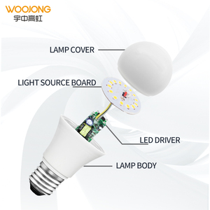 Светодиодная лампа WOOJONG A60, 4.5 Вт, 100 В, 60 Гц, 3000K/5000K/6500K CCT, 200 °   Широкий луч, срок службы 20000 часов - Product Image 4