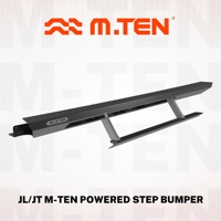 Marchepieds électriques M-TEN alimentés accessoires de pare-chocs tout-terrain pour Jeep Wrangler JL 4 portes en acier curseur latéral 1 ensemble