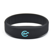 Bracelet en Silicone RFID NFC Programmable ISO14443A 13,56 MHz pour Fitness et Salle de Sport