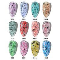 Vernis à ongles en Gel de roche coloré réfléchissant à paillettes, échantillons gratuits de marque privée