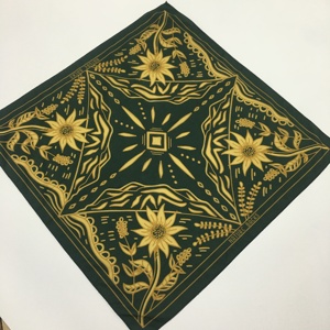 Écharpe Bandana Impression Paisley Peigne Doux Bandana en Coton <span class=keywords><strong>Hanker</strong></span> Chief - Product Image 2