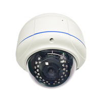 Kamera CCTV IP Dome Metal Anti-Vandal Terbaru dengan Pengenal Wajah, IK10 IP67, Daftar Wajah Hitam, dan Alarm Orang Tidak Sah.
