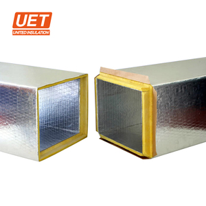 Produits d'isolation en <span class=keywords><strong>mousse</strong></span> PE pour conduits d'air de haute qualité UET, film et mat noir en fibre de verre pour l'enveloppement des conduits 24 kg/m3 - Product Image 4
