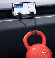 Support de téléphone portable ABS pour tableau de bord et grille d'aération, compatible Tesla Model Y et Juniper Model Y L