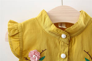 Vestidos al por mayor con diseños de bordado a mano de patrones árabes para niñas en tienda de ropa online - Product Image 6