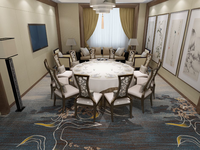 3D-Gedruckte Kommerzielle Hotel-Teppichfliesen Wand-zu-Wand Teppichboden Polypropylen Axminster Blumenmuster Heim-Teppich