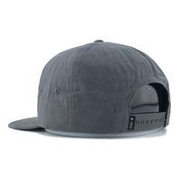 Gorra de béisbol sin estructura para hombre, gorro de béisbol con logotipo bordado personalizado, color gris