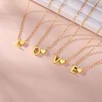 A-Z 26 Alphabet lettre initiale coeur pendentif colliers mode exquis cou chaîne en acier inoxydable bijoux cadeau