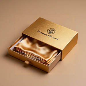 मैट लैमिनेशन व्यवसाय नीले कठोर कार्डबोर्ड दराज प्रकार उपहार चश्मा आभूषण कॉस्मेटिक रेशम स्कार्फ पैकेजिंग स्लाइडिंग दराज बॉक्स - Product Image 3