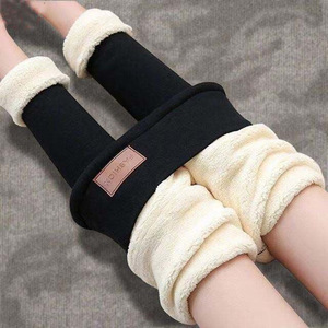 2022 inverno caldo Leggings <span class=keywords><strong>donna</strong></span> Sexy High Stretch Skinny <span class=keywords><strong>Leggins</strong></span> pantaloni Casual a vita alta sottile agnello termico pantaloni Legging spesso - Product Image 4