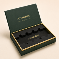 Fabricant d'emballages de parfum tout-en-un, boîtes cadeaux en papier personnalisées avec logo pour échantillons d'huiles parfumées, emballages de luxe pour huiles essentielles