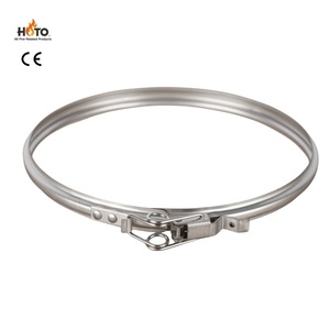 Système de cheminée en acier inoxydable à double paroi isolé certifié CE, finition miroir, joint à verrouillage sécurisé, résistant aux hautes températures - Product Image 4