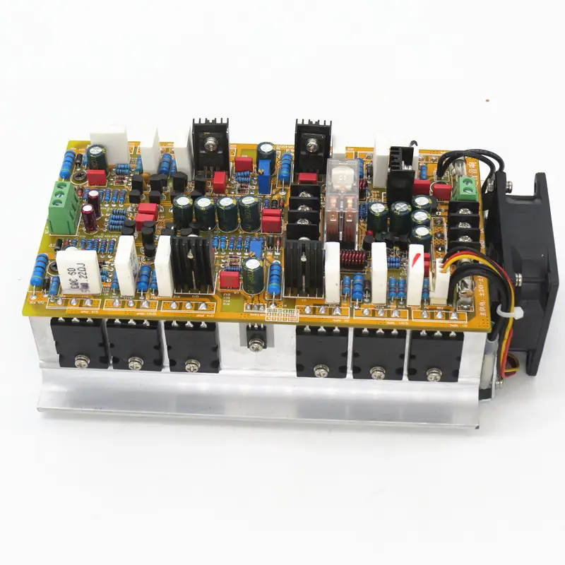Amplifier Hifi 2 .0 Audio Stereo Kelas A Saluran Ganda Penguat Tinggi 600W + 600W Papan Penguat Daya Tinggi