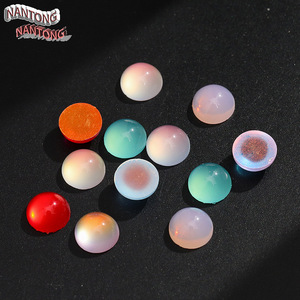 คริสตัลเรซิ่นหนานทง แบบหลังแบน 3 มิติ สีรุ้ง สำหรับตกแต่งเล็บ งาน DIY และเครื่องประดับ - Product Image 4