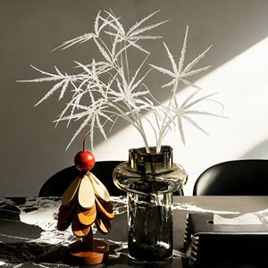 Décoration de mariage en fleurs artificielles multicolores de style moderne, <span class=keywords><strong>3</strong></span> groupes de branches de bois de paon, branches mortes, neige, branche unique - Product Image 1