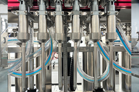 HONEMIX Machine de remplissage et de bouchon de pâte liquide de pompe à piston servo entièrement automatique Machine de remplissage de savon liquide de shampooing 100-1000ml