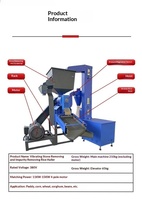 Machine à moudre le maïs et le riz de haute capacité, automatique, en acier inoxydable de fabrication chinoise, équipement agricole