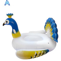Matelas gonflable PVC personnalisé en forme de phénix pour la flottaison et le jeu aquatique