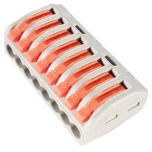 Terminal de Conexión Rápida Mini de Alta Densidad, <span class=keywords><strong>3</strong></span> Entradas/Salidas, Macho/Hembra, Universal, 250V 32A, Contacto de Cobre, Tipo Resorte - Product Image 3