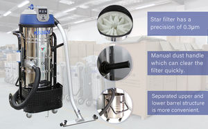 Aspirateur industriel 3600W 100L avec extracteur de moteur AMTEK - Product Image 2