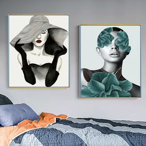 Affiche sur toile de modernisme, image de dos de <span class=keywords><strong>fille</strong></span> nue, mur de <span class=keywords><strong>chambre</strong></span> à coucher, décor d'art à la maison, peinture à l'huile sur toile, affiches et imprimés, photo d'art - Product Image 4