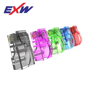 EXW Cat6 Arched RJ45 Connector Unshielded Plug Free Sample