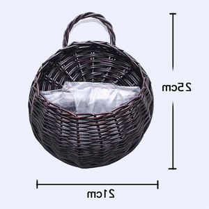 Pots suspendus <span class=keywords><strong>en</strong></span> bambou 10 pouces, grands jardinières, cintre <span class=keywords><strong>tressé</strong></span>, cône, <span class=keywords><strong>jardinière</strong></span> <span class=keywords><strong>en</strong></span> liège, mignon, faux bol, pont <span class=keywords><strong>en</strong></span> fer, miroir, lune - Product Image 5