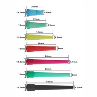 Accessoires pour chicha très demandés : Embouts jetables en plastique pour chicha, embout long noir de 9,5 cm
