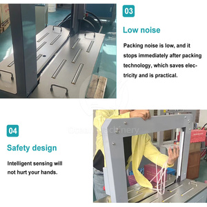 OCEAN Caja de cartón de acero automática Paquete de máquina de atado de paquetes Pp Poly <span class=keywords><strong>Transpack</strong></span> Band Correa Paquete de máquina - Product Image 5