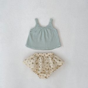 Conjunto <span class=keywords><strong>de</strong></span> Ropa <span class=keywords><strong>de</strong></span> Verano 2024 para Bebé Niño <span class=keywords><strong>de</strong></span> 12 a 18 <span class=keywords><strong>Meses</strong></span>, Camisa sin Mangas y Pantalones <span class=keywords><strong>de</strong></span> Algodón con Estampado a Cuadros - Product Image 6