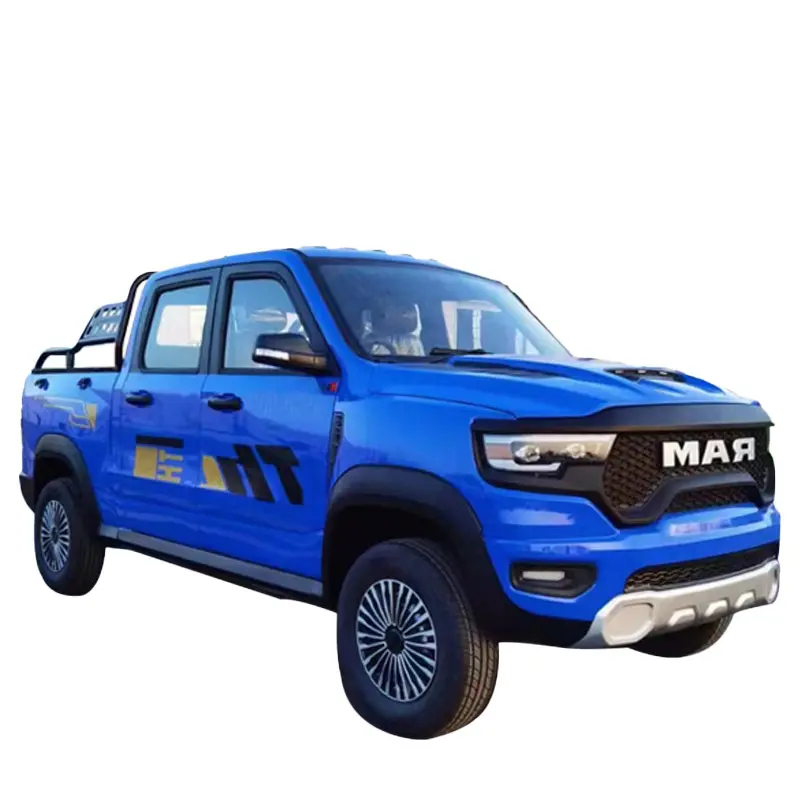 Camião elétrico para venda carro novo com baixo preço popular 2023 RAM pickup com caixa de carga para condução adulta