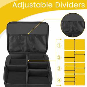 Organizador de Maletero de Golf de 2 Niveles para Hombre con Compartimento Ventilado Independiente para 2 Pares de Zapatos - Product Image 3