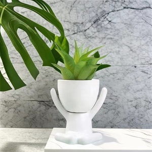 Articles décoratifs <span class=keywords><strong>de</strong></span> bureau en forme humaine Plantes artificielles en pot Décoration <span class=keywords><strong>de</strong></span> petites plantes artificielles <span class=keywords><strong>de</strong></span> bureau <span class=keywords><strong>pour</strong></span> chambre et <span class=keywords><strong>salle</strong></span> <span class=keywords><strong>de</strong></span> <span class=keywords><strong>bain</strong></span> - Product Image 3