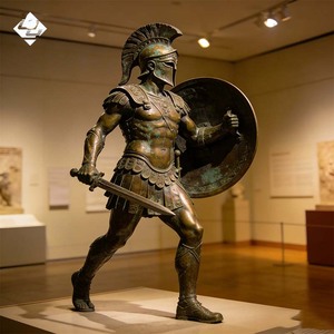 Scultura in Bronzo di Samurai, Grande Opera d'Arte Moderna Astratta Personalizzata per Decorazione <span class=keywords><strong>da</strong></span> Giardino - Product Image 2