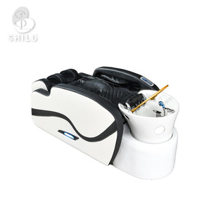 Silla de champú moderna a precio de fábrica <span class=keywords><strong>y</strong></span> cama de masaje con calentador de agua Ciclo de cuerpo completo 3D Airbag <span class=keywords><strong>Spa</strong></span> peluquería AM5B - Product Image 3