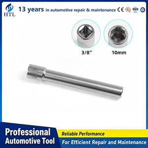 Clé à douille métrique extra longue HTL Professional CR-V 3/8 pouce, 10 mm x 119 mm, outil de réparation automobile pour Benz W204 W212 W221 - Product Image 1