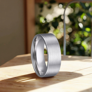 Кольца из стерлингового серебра для мужчин и женщин, 925 8 мм - Product Image 2